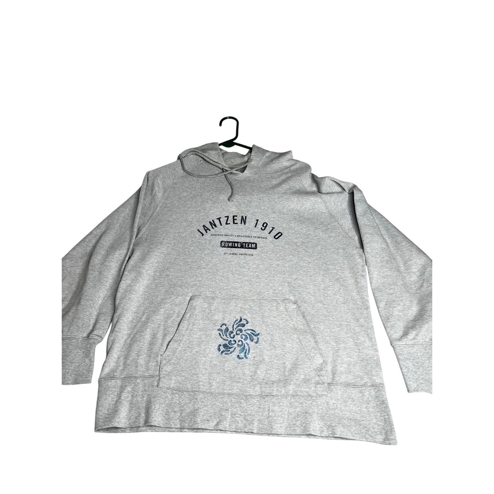 Jantzen 1910 Rowing Team Hoodie Grey Ivy League Champions Athleisure Men‎ Size L
